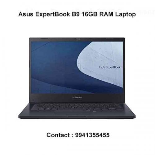 Asus ExpertBook B9 16GB RAM Laptop price in hyderabad, telangana, nellore, vizag, bangalore